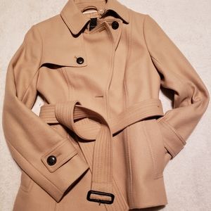 Belted trench coat